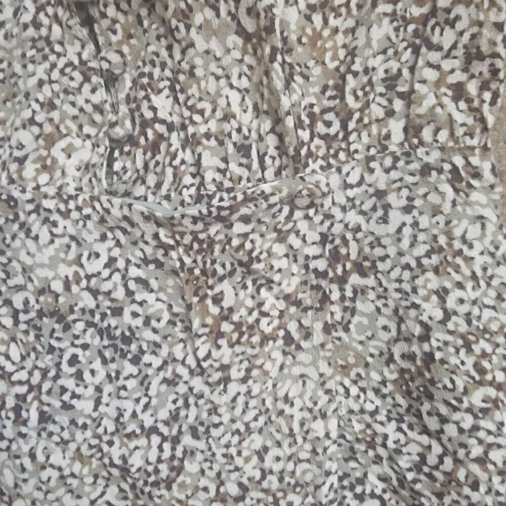 Zara Button Front Animal Print Mini Dress. Size S. - Picture 6 of 11